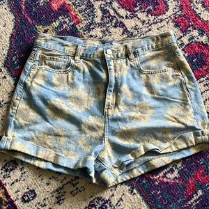 American Eagle Sunflower Mom Shorts Size 10